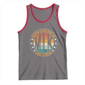Martin Luther King I Have A Dream Tank Top Retro MLK Day TS11 Deep Heather Red Print Your Wear