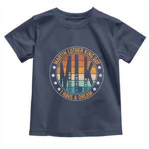 Martin Luther King I Have A Dream Toddler T Shirt Retro MLK Day TS11 Navy Print Your Wear