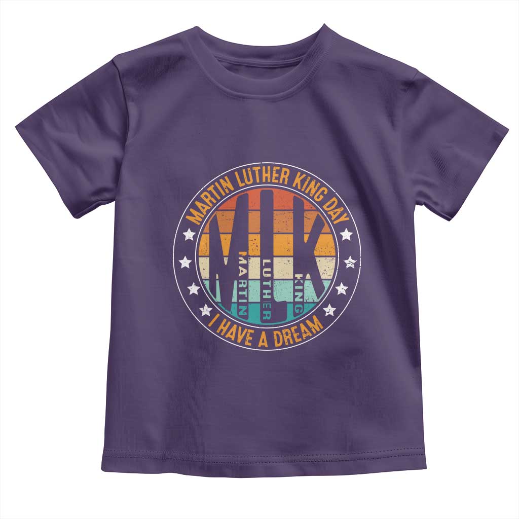Martin Luther King I Have A Dream Toddler T Shirt Retro MLK Day TS11 Purple Print Your Wear