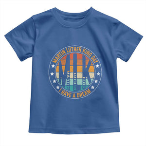 Martin Luther King I Have A Dream Toddler T Shirt Retro MLK Day TS11 Royal Blue Print Your Wear