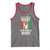 Martin Luther King Quote Tank Top The Time Is Always Right To Do What Is Right Hand Fist TS11 Deep Heather Red Print Your Wear