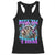 Funny Rizz Em With The Tism Racerback Tank Top Meme Autistic Racoon TS11 Black Print Your Wear