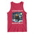Funny Bigfoot Guess What Tank Top Butt Sasquatch Starry Night TS11 Red Print Your Wear