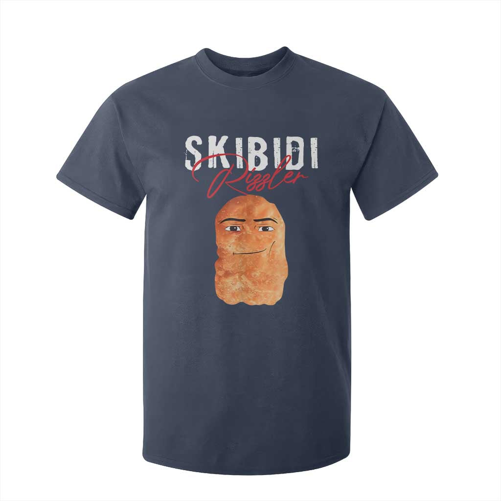 Funny Skibidi Toilet Rizzler T Shirt For Kid Brainrot Memes Rizz TS11 Navy Print Your Wear