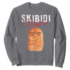Funny Skibidi Toilet Rizzler Sweatshirt Brainrot Memes Rizz TS11 Charcoal Print Your Wear