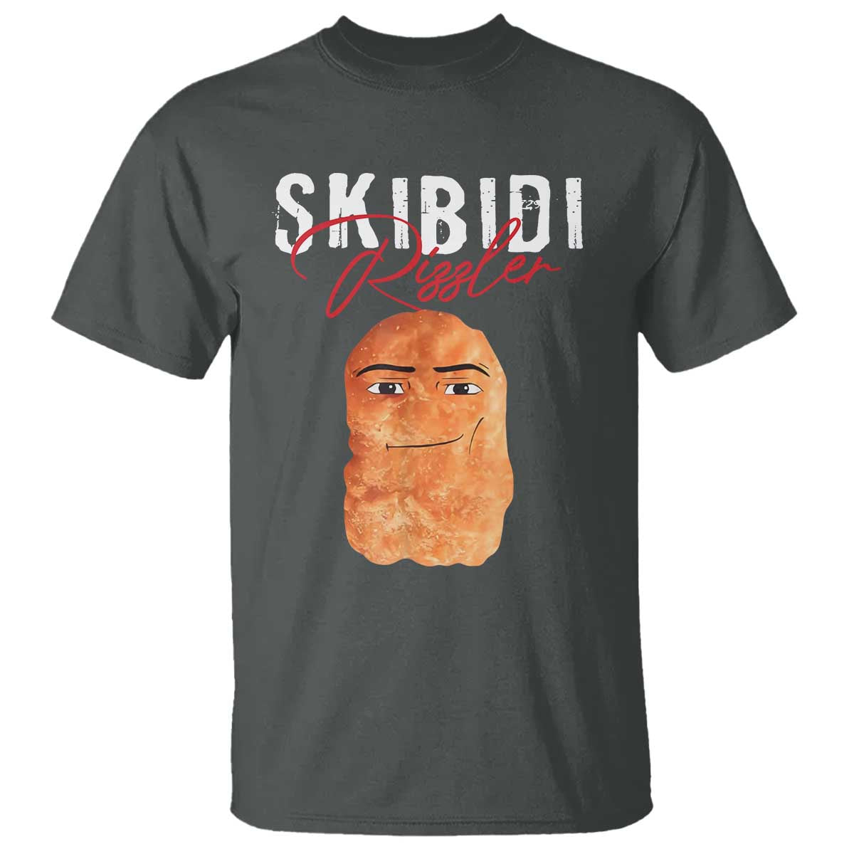 Funny Skibidi Toilet Rizzler T Shirt Brainrot Memes Rizz TS11 Dark Heather Print Your Wear