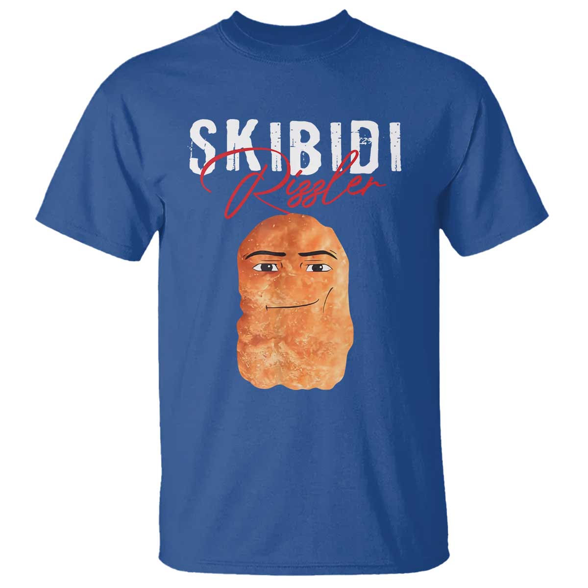 Funny Skibidi Toilet Rizzler T Shirt Brainrot Memes Rizz TS11 Royal Blue Print Your Wear