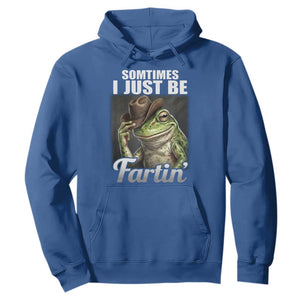 Funny Sometimes I Just Be Fartin Cowboy Frog Hoodie TS11 Royal Blue Print Your Wear