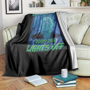 Funny Come On Baby Turn The Lights Off Throw Blanket Dance Club Meme TS11 Print Your Wear