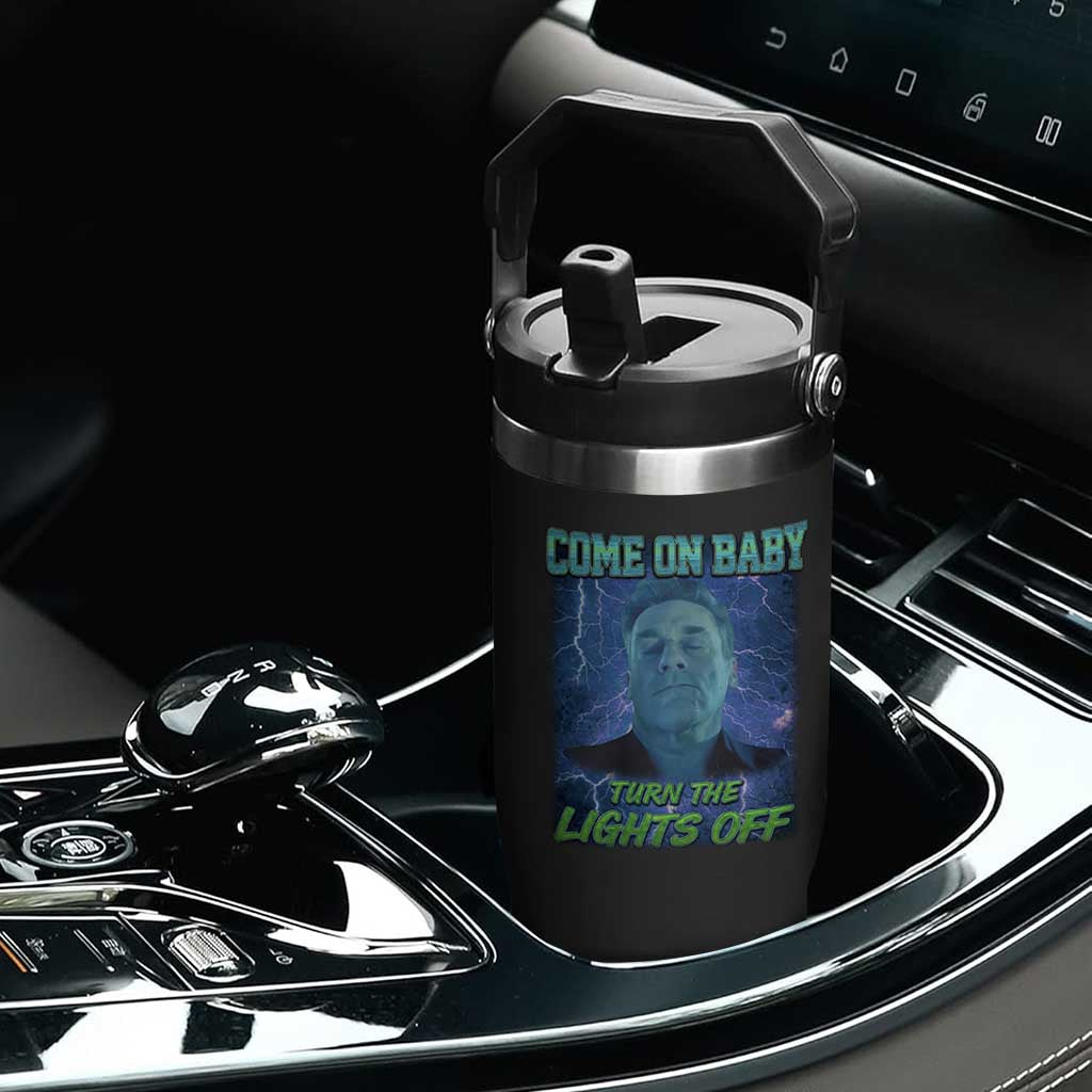 Funny Come On Baby Turn The Lights Off Flip Straw Tumbler Dance Club Meme TS11 Print Your Wear