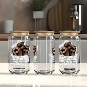Nelson Mandela Glass Can It Is In Your Hands To Create A Better World For All Who Live In It TS11 Print Your Wear