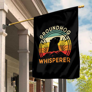 Funny Groundhog Whisperer Garden Flag Retro Vintage Woodchuck Lover TS11 Print Your Wear