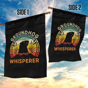 Funny Groundhog Whisperer Garden Flag Retro Vintage Woodchuck Lover TS11 Print Your Wear
