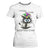 Funny Mardi Gras Cat T Shirt For Women It's Fine I'm Fine Everything Is Fine Jester Hat Beads TS11 White Print Your Wear