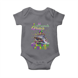 Funny Mardi Gras Cruise 2025 Baby Onesie Trip New Orleans Family Matching TS11 Charcoal Print Your Wear