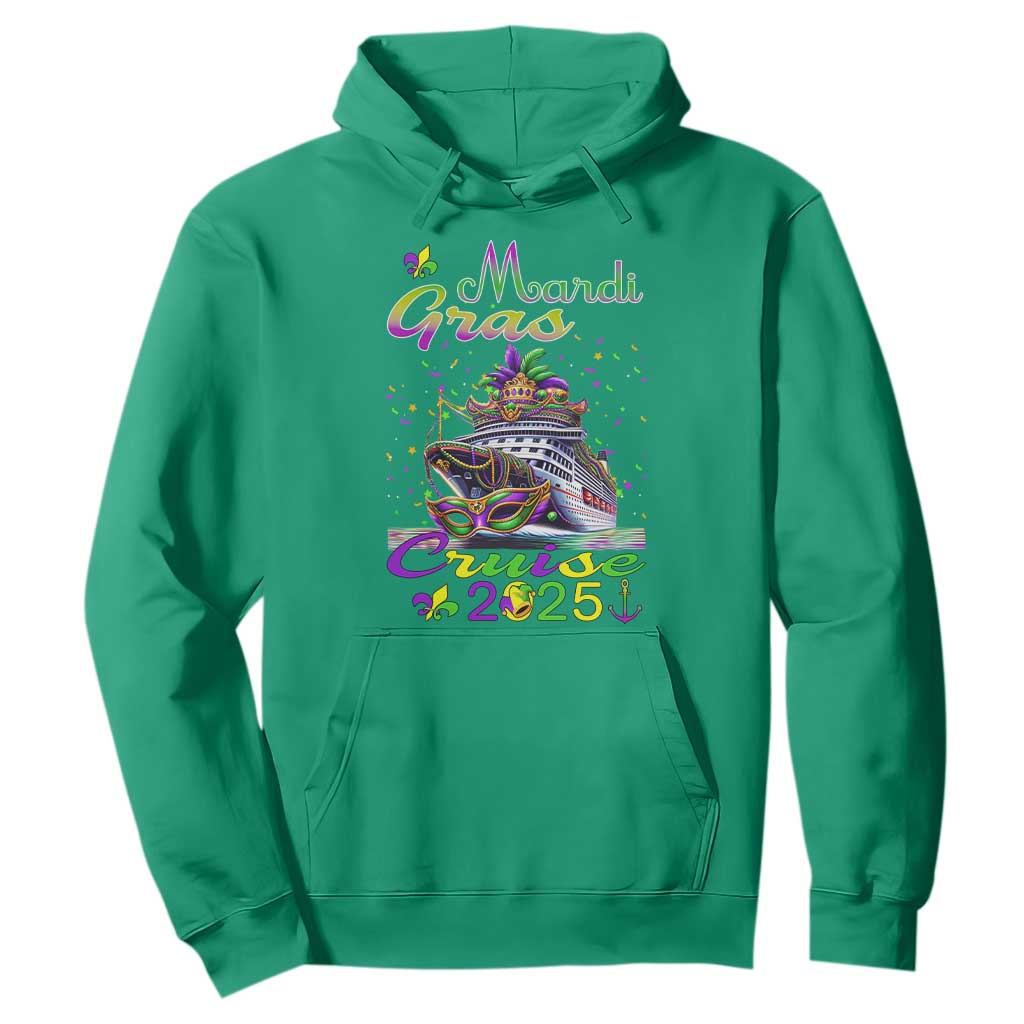 Funny Mardi Gras Cruise 2025 Hoodie Trip New Orleans Family Matching TS11 Irish Green Print Your Wear