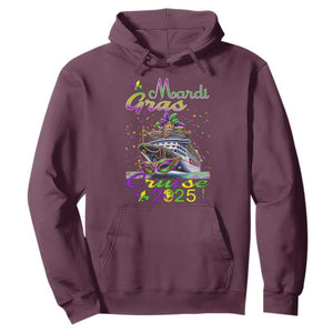 Funny Mardi Gras Cruise 2025 Hoodie Trip New Orleans Family Matching TS11 Maroon Print Your Wear