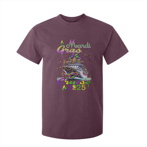 Funny Mardi Gras Cruise 2025 T Shirt For Kid Trip New Orleans Family Matching TS11 Maroon Print Your Wear