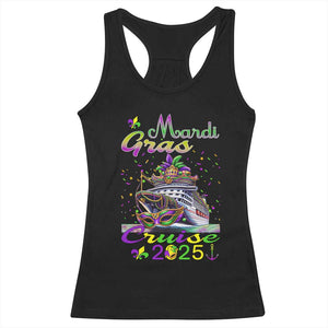 Funny Mardi Gras Cruise 2025 Racerback Tank Top Trip New Orleans Family Matching TS11 Black Print Your Wear