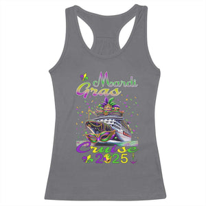 Funny Mardi Gras Cruise 2025 Racerback Tank Top Trip New Orleans Family Matching TS11 Charcoal Print Your Wear