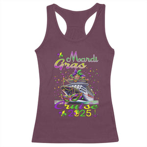 Funny Mardi Gras Cruise 2025 Racerback Tank Top Trip New Orleans Family Matching TS11 Maroon Print Your Wear