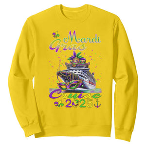 Funny Mardi Gras Cruise 2025 Sweatshirt Trip New Orleans Family Matching TS11 Daisy Print Your Wear
