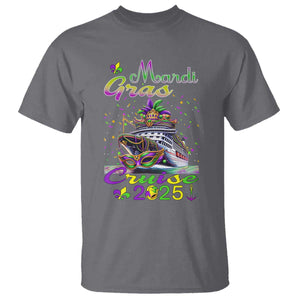 Funny Mardi Gras Cruise 2025 T Shirt Trip New Orleans Family Matching TS11 Charcoal Print Your Wear