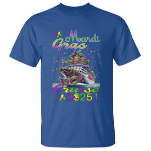 Funny Mardi Gras Cruise 2025 T Shirt Trip New Orleans Family Matching TS11 Royal Blue Print Your Wear