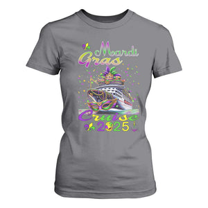 Funny Mardi Gras Cruise 2025 T Shirt For Women Trip New Orleans Family Matching TS11 Charcoal Print Your Wear