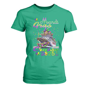 Funny Mardi Gras Cruise 2025 T Shirt For Women Trip New Orleans Family Matching TS11 Irish Green Print Your Wear