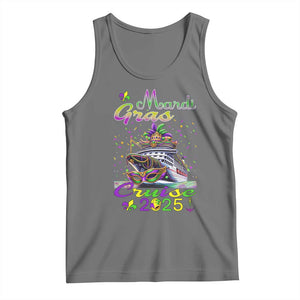 Funny Mardi Gras Cruise 2025 Tank Top Trip New Orleans Family Matching TS11 Black Heather Print Your Wear