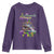 Funny Mardi Gras Cruise 2025 Youth Sweatshirt Trip New Orleans Family Matching TS11 Purple Print Your Wear