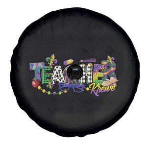 Funny Mardi Gras Teacher Krewe Spare Tire Cover Parade Carnival School Beads TS11 Print Your Wear