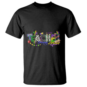 Funny Mardi Gras Teacher Krewe T Shirt Parade Carnival School Beads TS11 Black Print Your Wear