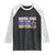 Funny Mardi Gras Laissez Les Bon Temps Rouler Raglan Shirt Fleur De Lis Glitter Print TS11 Black White Print Your Wear