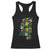 Funny Mardi Gras Mississippi Map Coquette Bow Racerback Tank Top TS11 Black Print Your Wear
