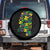 Funny Mardi Gras Mississippi Map Coquette Bow Spare Tire Cover TS11 No hole Black Print Your Wear