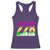 Funny Mardi Gras In Biloxi Mississippi Racerback Tank Top 228 Skyline Area Code TS11 Purple Print Your Wear