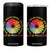 Not My President Not My Voice Not My Values Not My Beliefs 4 in 1 Can Cooler Tumbler Multicolored Flowers TS11 One Size: 16 oz Black Print Your Wear