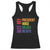Not My President Not My Voice Not My Values Not My Beliefs Racerback Tank Top Vintage Rainbow Text TS11 Black Print Your Wear