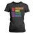 Not My President Not My Voice Not My Values Not My Beliefs T Shirt For Women Vintage Rainbow Text TS11 Black Print Your Wear