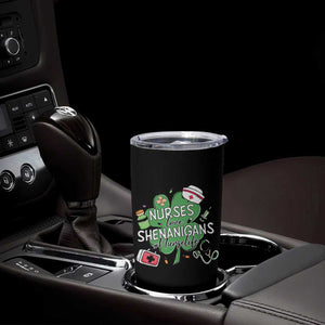 Funny St Patrick's Day Nurse Tumbler Cup Nurses Love Shenanigans Nurse Life Shamrock TS11 Print Your Wear
