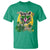 Funny St Patrick's Day Racoon T Shirt Kiss Me I'm Feral Horseshoe Shamrock TS11 Irish Green Print Your Wear