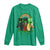 Funny St Patrick's Day Horse Long Sleeve Shirt Happy St Horsetrick's Day Shamrock TS11 Irish Green Print Your Wear