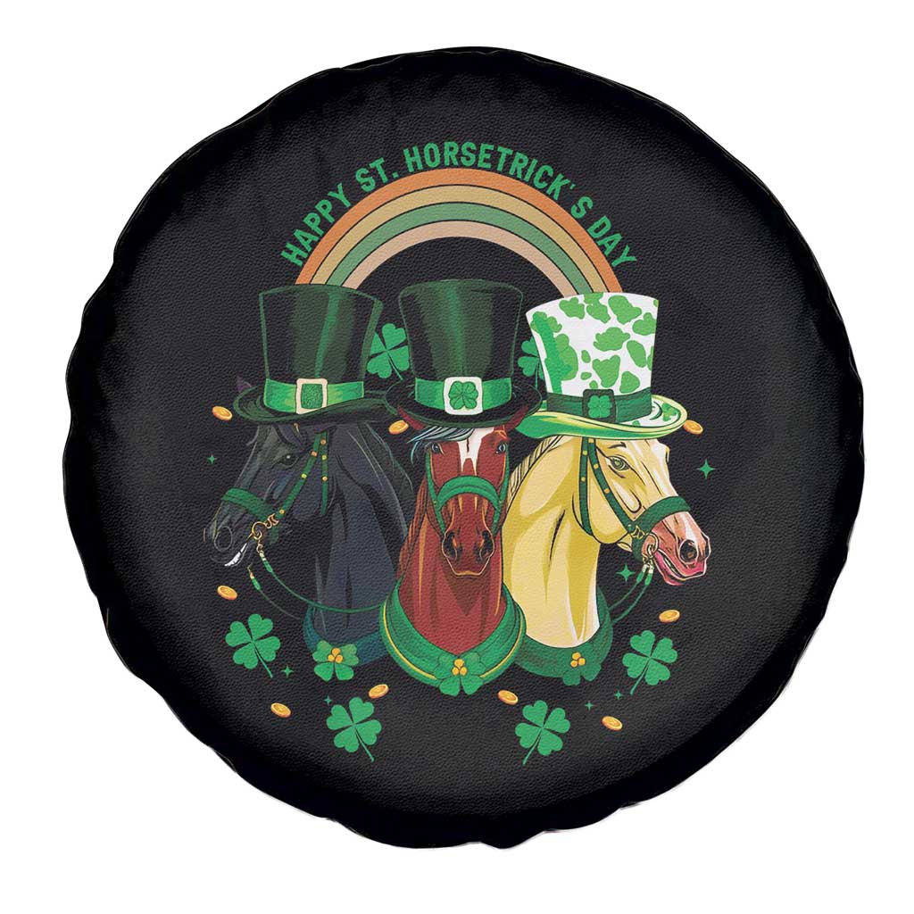 Funny St Patrick's Day Horse Spare Tire Cover Happy St Horsetrick's Day Shamrock TS11 Print Your Wear