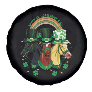 Funny St Patrick's Day Horse Spare Tire Cover Happy St Horsetrick's Day Shamrock TS11 Print Your Wear