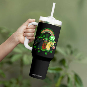Funny St Patrick's Day Horse Tumbler With Handle Happy St Horsetrick's Day Shamrock TS11 Print Your Wear