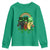 Funny St Patrick's Day Horse Youth Sweatshirt Happy St Horsetrick's Day Shamrock TS11 Irish Green Print Your Wear