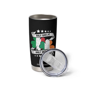Funny Half Gaelic Half Garlic Tumbler Cup Irish Italian St. Patrick's Day TS11 Print Your Wear