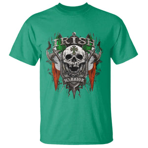 Funny Irish Warrior T Shirt Vintage Skull Celtic Cross Ireland Flag TS11 Irish Green Print Your Wear